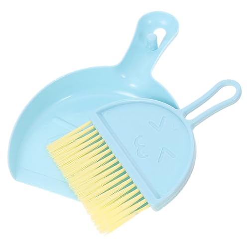 LOLIPPYY Mini Kehrbürste und Kehrschaufel Set für Kleine Haustiere Praktisches Käfig Reinigungsset mit Speziellem Schaufeldesign Langlebig Einfach zu Reinigen für Hamster Meerschweinchen von LOLIPPYY