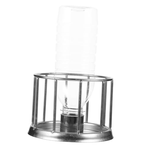 LOLIPPYY Mini Wasserschale aus Rostfreiem Edelstahl für Reptilien und Schildkröten Langlebiger Wasserspender mit Spritzgeschütztem Design für Kleine Wasserschildkröten und Terrarientiere von LOLIPPYY