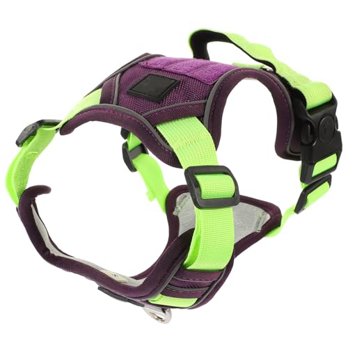 LOLIPPYY Multifunktionales Hundegeschirr Weste Reflektierend Leicht Verstellbar für Große Hunde Bequemes No Pull Brustgeschirr für Spaziergang Training Tägliche Nutzung von LOLIPPYY