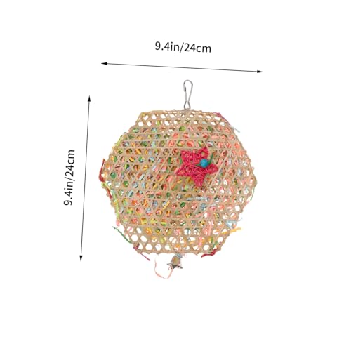 LOLIPPYY Natürliches Papageienspielzeug aus Rattan Langlebige Kauspielzeug Bälle für Wellensittiche und Sittiche Fördert Gesunde Zähne und Geistige Stimulation Sicheres Zufällige Farbe LOLIPPYY Natürliches Papageienspielzeug aus Rattan Langlebige Kauspielzeug Bälle für Wellensittiche und Sittiche Fördert Gesunde Zähne und Geistige Stimulation Sicheres Zufällige Farbe von LOLIPPYY