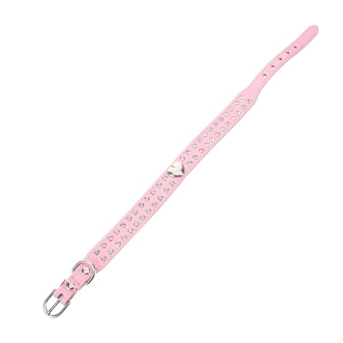 LOLIPPYY PU Hundehalsband mit Strasssteinen Verstellbares für Kleine und Mittelgroße Hunde und Komfortables für Festliche Anlässe LOLIPPYY PU Hundehalsband mit Strasssteinen Verstellbares für Kleine und Mittelgroße Hunde und Komfortables für Festliche Anlässe von LOLIPPYY