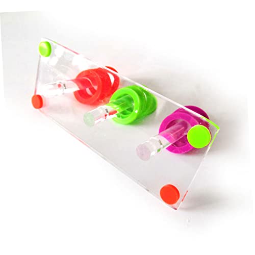 LOLIPPYY Parrot Ring Toss für Kleine Vögel Sicheres Material Interaktives Trainingsspielzeug für Wellensittiche Nymphensittiche und Papageien Farbige Ringe Pädagogisches Zufällige Farbe LOLIPPYY Parrot Ring Toss für Kleine Vögel Sicheres Material Interaktives Trainingsspielzeug für Wellensittiche Nymphensittiche und Papageien Farbige Ringe Pädagogisches Zufällige Farbe von LOLIPPYY