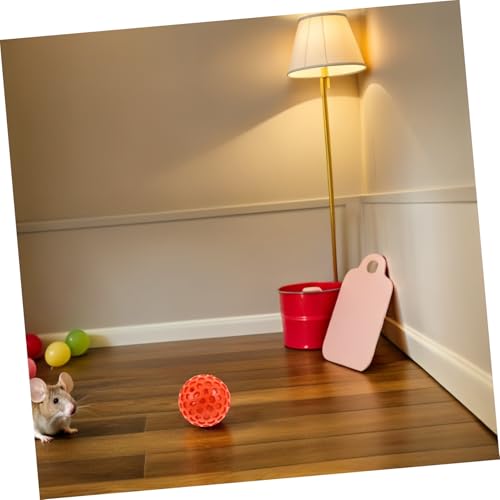 LOLIPPYY Pet Ball Klingen Hundespielzeug Mit Quietscher Hunde Quietschende Bälle Hundespielzeug Im Freien Kleine Quietschende Bälle Für Hunde Kleine Für Gummi Orange von LOLIPPYY