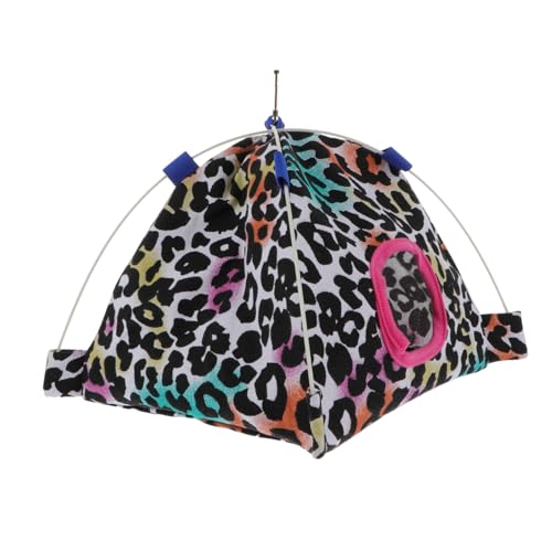 LOLIPPYY Pet Hamster Zelt Hängendes Nest Haus Warmes Bett mit Abnehmbarem Haken Haustier Nest Hängematte Schaukel Waschbar Robust für Kleine Kleintiere Zufällige Farbe Zufällige Farbe von LOLIPPYY