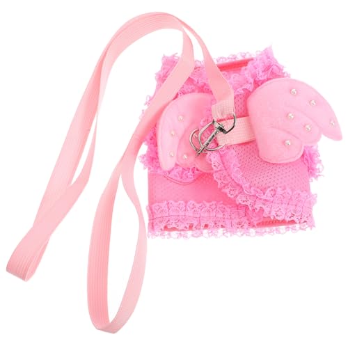 LOLIPPYY Pet Harness XL Angel Design Atmungsaktiv Leichtes Langlebiges Hund Brustgeschirr und Katzenweste für Bequemen Sitz und Sicheren Griff von LOLIPPYY