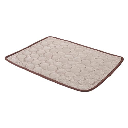 LOLIPPYY Pet Pad Kühlmatte für Haustiere Sommerliche Kühlfunktion Atmungsaktiv Komfortabel Faltbar für Hunde Katzen Zuhause und Unterwegs S Kaffee von LOLIPPYY