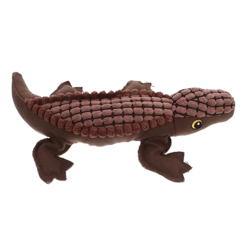 LOLIPPYY Plüsch Alligator Hundespielzeug mit Quietschelement Robustes Kauspielzeug für Kleine und Große Hunde Interaktives Kuscheltier für Langanhaltenden Spielspaß und Beschäftigung von LOLIPPYY
