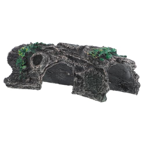 LOLIPPYY Reptilien Versteck Höhle aus Harz Multifunktionale Terrarium Dekoration Geeignet für Schildkröten Eidechsen Frösche Sicheres Versteck und Ruheplatz für Kleine Reptilien LOLIPPYY Reptilien Versteck Höhle aus Harz Multifunktionale Terrarium Dekoration Geeignet für Schildkröten Eidechsen Frösche Sicheres Versteck und Ruheplatz für Kleine Reptilien von LOLIPPYY