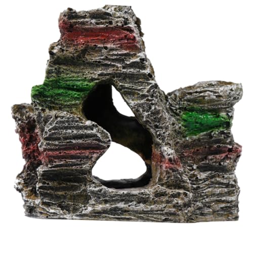 LOLIPPYY Resin Aquarium Dekoration Künstlicher Hügelersatz Langlebig Sicher Attraktives Design für Aquarien Fischversteck Verschönerung Teichornament Geeignet von LOLIPPYY