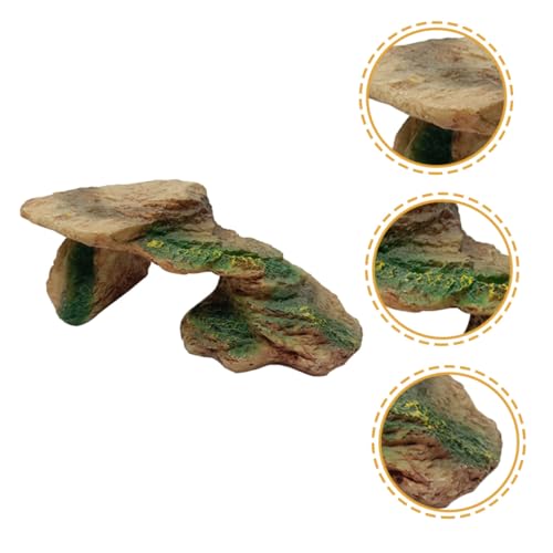 LOLIPPYY Resin Schildkröten Basking Plattform mit Realistischem Felsen Design Langlebiges Resin Versteck für Aquatische Schildkröten und Reptilien Kleine Praktische Höhle als Terrarium LOLIPPYY Resin Schildkröten Basking Plattform mit Realistischem Felsen Design Langlebiges Resin Versteck für Aquatische Schildkröten und Reptilien Kleine Praktische Höhle als Terrarium von LOLIPPYY