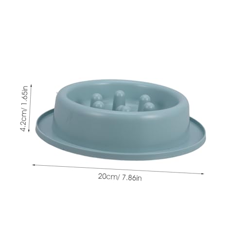 LOLIPPYY Slow Feeder Napf für Hunde und Katzen Rutschfester Sicherer Futternapf mit Innovativem Rillen Design gegen Schlingen Kleiner Futternapf für Langsames Fressen und Sicheres Trinken von LOLIPPYY