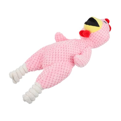 LOLIPPYY Squeaky Chick Hundespielzeug Robust Langlebig Beißfest Interaktiv für Große Hunde Katzen und Welpen Geeignet als Lustiges Quietschspielzeug und Originelle Wohnraumdeko von LOLIPPYY