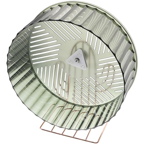 LOLIPPYY Stabiles Hamsterrad mit Halterung Leises Laufrad für Hamster Mäuse Igel und Rennmäuse Großes Käfig Mehr Aktivität und Muskelaufbau Grün goldenes Haustier trainingsrad LOLIPPYY Stabiles Hamsterrad mit Halterung Leises Laufrad für Hamster Mäuse Igel und Rennmäuse Großes Käfig Mehr Aktivität und Muskelaufbau Grün goldenes Haustier trainingsrad von LOLIPPYY