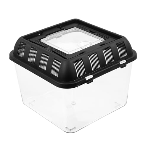 LOLIPPYY Transparente Reptilien Fütterungsbox aus Robustem mit Lüftung Tragbare Zuchtbox für Spinnen Eidechsen und Kletter Terrarientiere Leicht zu Beobachten und Langlebig LOLIPPYY Transparente Reptilien Fütterungsbox aus Robustem mit Lüftung Tragbare Zuchtbox für Spinnen Eidechsen und Kletter Terrarientiere Leicht zu Beobachten und Langlebig von LOLIPPYY