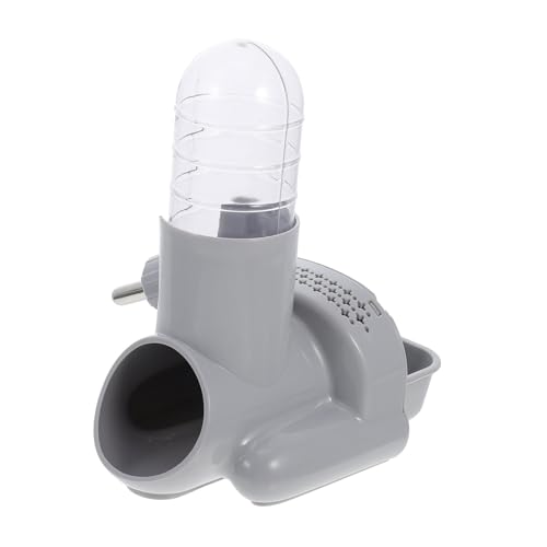LOLIPPYY Transparente Stehende Hamster Trinkflasche mit Auslaufsicherem Wasserspender Multifunktional als Futterspender und Versteckspielzeug Geeignet für Meerschweinchen und Kleine von LOLIPPYY