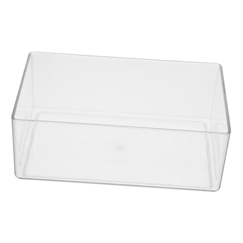 LOLIPPYY Transparenter Hamster Sandbadbehälter aus Robustem Kunststoff Multifunktionales Kleintier Badebecken und Toilette für Hamster Rennmäuse Gerbils Durchsichtiges Haustier Bad zur von LOLIPPYY