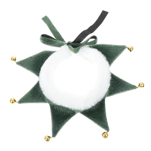 LOLIPPYY Weihnachtlicher Haustier Schal mit Glocken Dekorativer Winter Halstuch für Kleine Hunde und Katzen Festliches Party Accessoire Bequem Langlebig für Weihnachtsfeiern und von LOLIPPYY