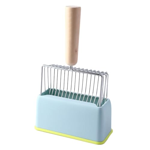 LOLPALONE Katzentoilette aus Metall mit Ständer, langlebig und leicht zu reinigen, blau LOLPALONE Katzentoilette aus Metall mit Ständer, langlebig und leicht zu reinigen, blau von LOLPALONE