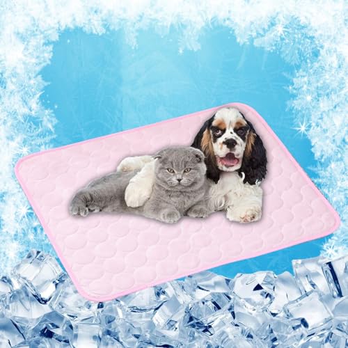 LONGCAO Kühlmatte für Hunde Und Katzen 150 x 100 cm Selbstkühlend, Abwischbar, Robust, mit Gel Waschbare, Weiche Kühlmatte für Hund, Kühldecke Hunde für Drinnen, Draußen Und Auto, Rosa LONGCAO Kühlmatte für Hunde Und Katzen 150 x 100 cm Selbstkühlend, Abwischbar, Robust, mit Gel Waschbare, Weiche Kühlmatte für Hund, Kühldecke Hunde für Drinnen, Draußen Und Auto, Rosa von LONGCAO