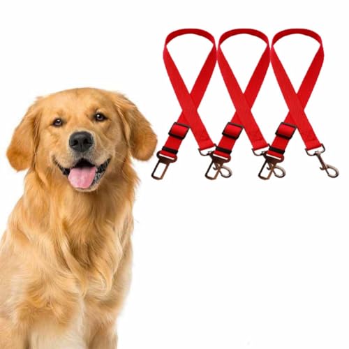 3 Stück Hunde Sicherheitsgurt für Auto Verstellbarer Anschnallgurt Auto Hundesicherheitsgurt Hunde Katzen Sicherheitsgeschirr Stabiles Hundesicherheitsgeschirr für alle Hunderassen und Autotypen 3 Stück Hunde Sicherheitsgurt für Auto Verstellbarer Anschnallgurt Auto Hundesicherheitsgurt Hunde Katzen Sicherheitsgeschirr Stabiles Hundesicherheitsgeschirr für alle Hunderassen und Autotypen von LONTG