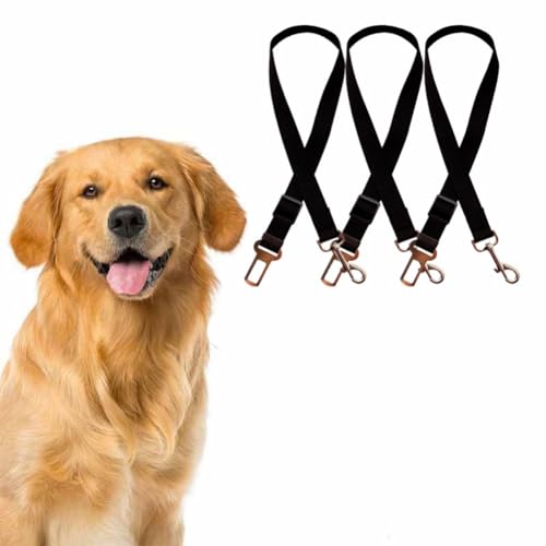 3 Stück Hunde Sicherheitsgurt für Auto Verstellbarer Anschnallgurt Auto Hundesicherheitsgurt Hunde Katzen Sicherheitsgeschirr Stabiles Hundesicherheitsgeschirr für alle Hunderassen und Autotypen 3 Stück Hunde Sicherheitsgurt für Auto Verstellbarer Anschnallgurt Auto Hundesicherheitsgurt Hunde Katzen Sicherheitsgeschirr Stabiles Hundesicherheitsgeschirr für alle Hunderassen und Autotypen von LONTG