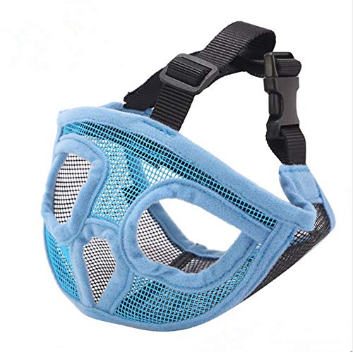 Maulkorb für Hunde mit kurzer Schnauze Hunde-Maulkorb Englische Bulldogge Französische Bulldogge Hundemündung Verstellbare Hundemundabdeckung Atmungsaktive Mesh Hundemaske Anti-Beißen Bellen Kauen Maulkorb für Hunde mit kurzer Schnauze Hunde-Maulkorb Englische Bulldogge Französische Bulldogge Hundemündung Verstellbare Hundemundabdeckung Atmungsaktive Mesh Hundemaske Anti-Beißen Bellen Kauen von LONTG
