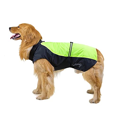 Hund Regenmantel wasserdichte Jacken Atmungsaktive Regenmantel for große Hunde Katzen Kleidung Kleidung Haustierbedarf 7XL 8XL 9XL. Pet Supplies (Color : Green, Size : 6XL.) von LOOEST