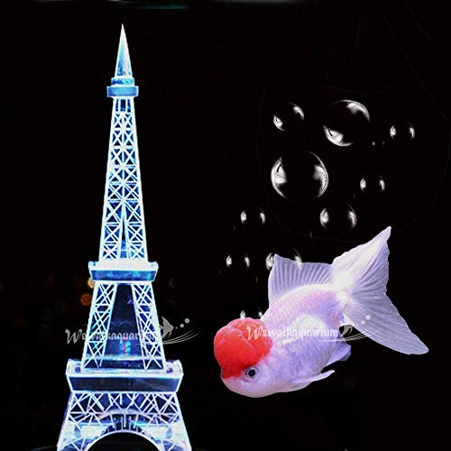 LOOPIG Aquarium-Dekoration mit Eiffelturm, Kristall-Dekoration von LOOPIG