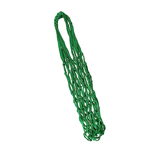 LOORGVEL 1 Stück Robuster Gemüse Livestock Futterbeutel Nylon Mesh Grünes Netz für Langsames Füttern und Vielseitige Nutzung Geeignet für Tiere Basketballtasche von LOORGVEL