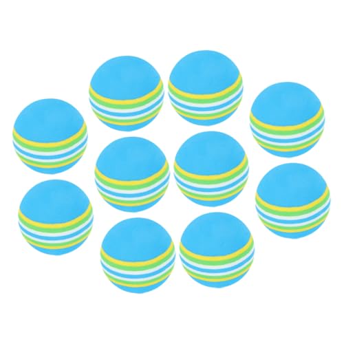 LOORGVEL 10stücke Farbige Für Minigolf Schwamm- Golftrainingsbälle Indoor-bälle Eva-bälle Für Übungsgolf von LOORGVEL