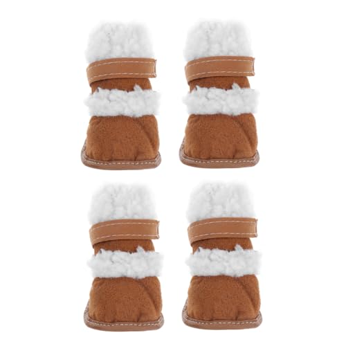 LOORGVEL 2 Paare Teiliges Pet Boots rutschfeste wasserdichte Hundeschuhe für Kleine und Mittlere Hunde Schützende Winter Schneeschuhe Warme Pfotenschuhe für Outdoor und Schnee LOORGVEL 2 Paare Teiliges Pet Boots rutschfeste wasserdichte Hundeschuhe für Kleine und Mittlere Hunde Schützende Winter Schneeschuhe Warme Pfotenschuhe für Outdoor und Schnee von LOORGVEL