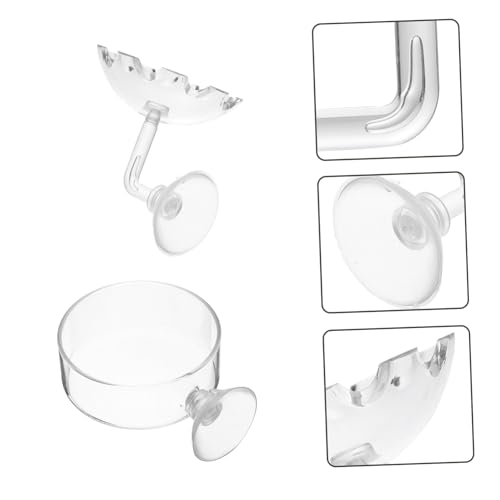 LOORGVEL 2 STÜCK Transparente Garnelen Futterstation aus und Stabile Futterbecher für Aquarien Langlebig Einfach zu Reinigen Garnelenzubehör für Fisch und Garnelenaquarien LOORGVEL 2 STÜCK Transparente Garnelen Futterstation aus und Stabile Futterbecher für Aquarien Langlebig Einfach zu Reinigen Garnelenzubehör für Fisch und Garnelenaquarien von LOORGVEL