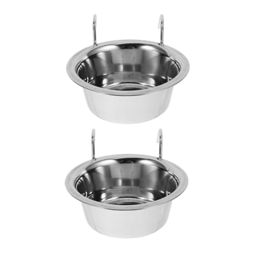 LOORGVEL 2 Stück Edelstahl Hundenapf zum Aufhängen Teiliges Auslaufsicherer Futternapf für Haustierkäfige Leicht zu Reinigen Vielseitig als Futter und Wassernapf für Hunde und Katzen LOORGVEL 2 Stück Edelstahl Hundenapf zum Aufhängen Teiliges Auslaufsicherer Futternapf für Haustierkäfige Leicht zu Reinigen Vielseitig als Futter und Wassernapf für Hunde und Katzen von LOORGVEL