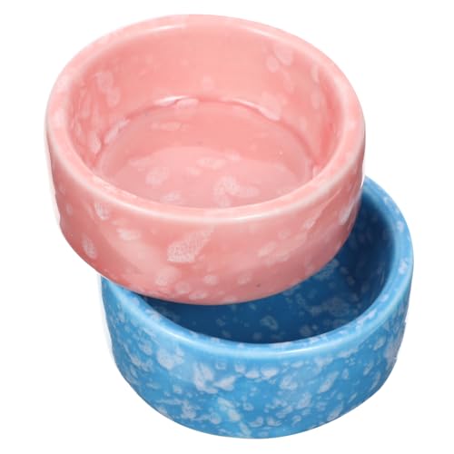 LOORGVEL 2 Stück Keramik Futternapf für Hamster Meerschweinchen Nager Wasserschale Napf Klein Glatt Spülmaschinenfest Praktisch für Tägliche Fütterung Geeignet LOORGVEL 2 Stück Keramik Futternapf für Hamster Meerschweinchen Nager Wasserschale Napf Klein Glatt Spülmaschinenfest Praktisch für Tägliche Fütterung Geeignet von LOORGVEL