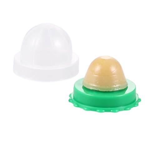 LOORGVEL 2 Stück Teiliges Katzenspielzeug mit Natürlicher Katzenminze Vitaminreicher Lollipop und Ball Gesunder Snack für Katzen und Kätzchen Interaktiv Hygienisch mit Transparenter von LOORGVEL