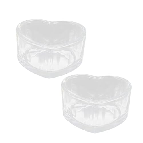LOORGVEL 2 Stück Transparente Hamster Rattenfutterschale Robust und Auslaufsicher Abwaschbarer Futternapf für Kleintiere Wie Chinchilla und Meerschweinchen Anti umkippen und Langlebig von LOORGVEL
