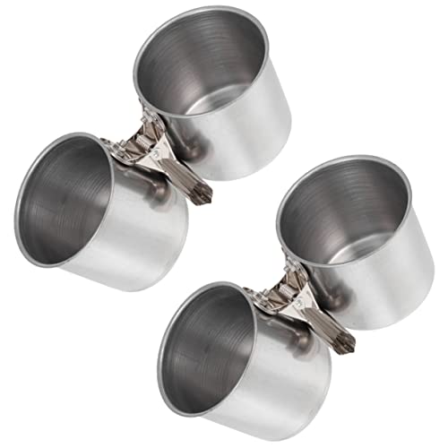 LOORGVEL 2 Stück Vogel Futterbecher Hängende Futter und Wasserstation für Papageien Nymphensittiche und Kleintiere Praktische Käfigzubehörteile von LOORGVEL