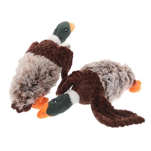 LOORGVEL 2 Stück 野鸭狗狗玩具 Vogel Hundespielzeug Quietsch Hundespielzeug Interaktives Haustier Für Kleine Hunde Haustier Beißspielzeug Kleines Welpen Kauspielzeug von LOORGVEL
