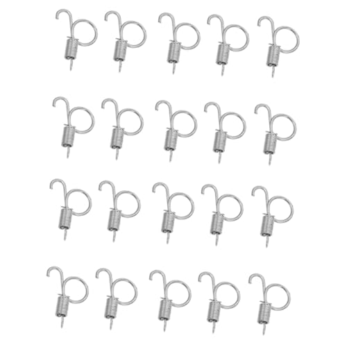 LOORGVEL 20 Stück Käfig Türhaken aus Hochwertigem Metall Langlebige Spann käfigclips für Kaninchen Vögel Hamster und Kleintierkäfige Stabile Drahtkäfig Türverschlüsse Einfach zu Montieren von LOORGVEL