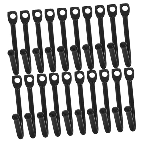 LOORGVEL 20st Aufbewahrungshaken Klebehaken Für Den Außenbereich Gartenhaken Zum Aufhängen Selbstklebende Wandhaken Im Freien Kabel Werkzeugaufhänger Garage Gießen Schwere Haken Eisen Black LOORGVEL 20st Aufbewahrungshaken Klebehaken Für Den Außenbereich Gartenhaken Zum Aufhängen Selbstklebende Wandhaken Im Freien Kabel Werkzeugaufhänger Garage Gießen Schwere Haken Eisen Black von LOORGVEL