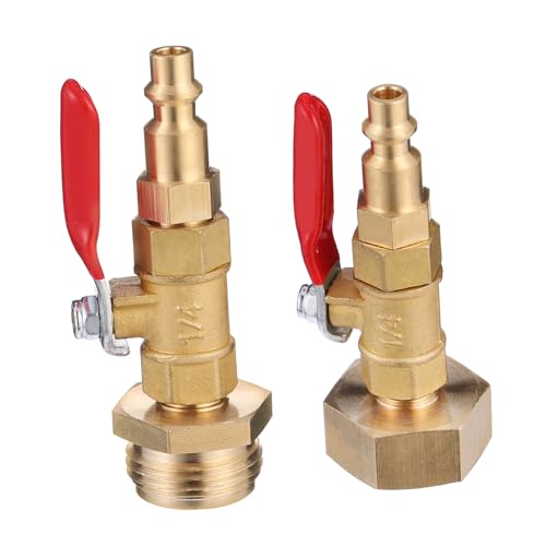 LOORGVEL 2Stücke Gartenschlauchadapter Winterfester Quick Blowout Adapter für Wasserhähne Kompatibel mit Effizientes Entleeren von Gartenleitungen LOORGVEL 2Stücke Gartenschlauchadapter Winterfester Quick Blowout Adapter für Wasserhähne Kompatibel mit Effizientes Entleeren von Gartenleitungen von LOORGVEL