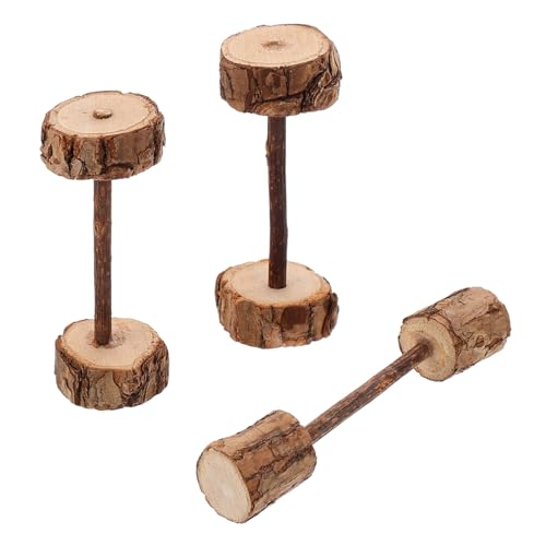 LOORGVEL 3 Stück Katzenspielzeug aus natürlichem Katzenkauspielzeug mit Doppel Dumbbell Design Leichte Langlebige Kauspielsticks zur Zahnreinigung für Kätzchen und Katzen Zufälliger Stil LOORGVEL 3 Stück Katzenspielzeug aus natürlichem Katzenkauspielzeug mit Doppel Dumbbell Design Leichte Langlebige Kauspielsticks zur Zahnreinigung für Kätzchen und Katzen Zufälliger Stil von LOORGVEL