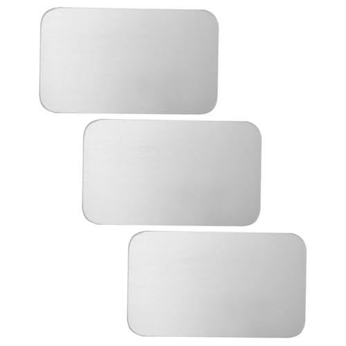 LOORGVEL 3 Stück Teiliges Aluminium Kühlplateau für Hamster und Kleine Haustiere Langlebige Kühlmatte zur Temperaturregulierung im Sommer für Meerschweinchen Kaninchen Nager und von LOORGVEL