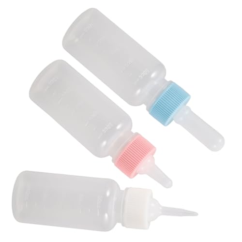 LOORGVEL 3 Stück Teiliges Aufzuchtflaschen für Kleine Haustiere Welpen Katzen Welpenflasche Bpa Frei Leicht Robust für Unterwegs und Zuhause Pflegeflasche Kitten Nursing Bottle LOORGVEL 3 Stück Teiliges Aufzuchtflaschen für Kleine Haustiere Welpen Katzen Welpenflasche Bpa Frei Leicht Robust für Unterwegs und Zuhause Pflegeflasche Kitten Nursing Bottle von LOORGVEL