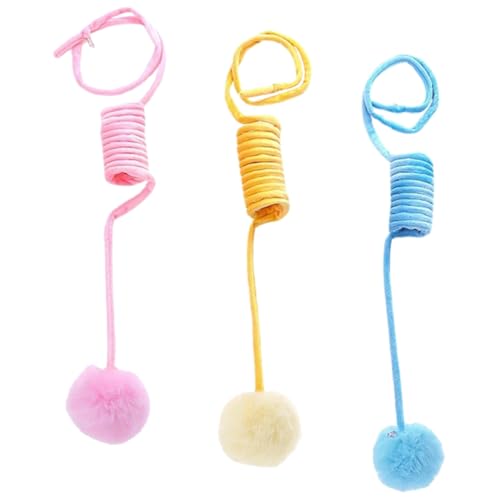 LOORGVEL 3 Stück Teiliges Katzenspielzeug mit Saugnapf Kleine Plüschbälle mit Elastischem Federdesign Interaktives Indoor Katzen zur Selbstbeschäftigung und Unterhaltung LOORGVEL 3 Stück Teiliges Katzenspielzeug mit Saugnapf Kleine Plüschbälle mit Elastischem Federdesign Interaktives Indoor Katzen zur Selbstbeschäftigung und Unterhaltung von LOORGVEL
