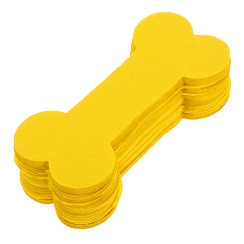 LOORGVEL 4 Packungen Pack Gelbes Einzigartiges Knochenförmiges Geistergeld aus Papier für Hunde Gedenkzeremonien Chinesisches Ahnenpapier für Haustier Seelenopfer und Trauerrituale von LOORGVEL