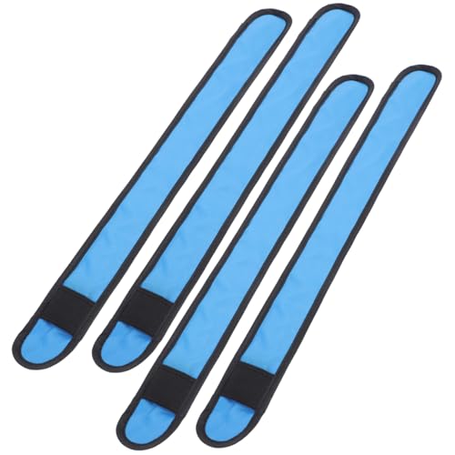 LOORGVEL 4 Stück LED Pferde Beingurte Teiliges Verstellbar Reflektierend für Reitsport und Pferdezubehör Atmungsaktiv und Sicher bei Dunkelheit Geeignet für Verschiedene Pferdebeine von LOORGVEL