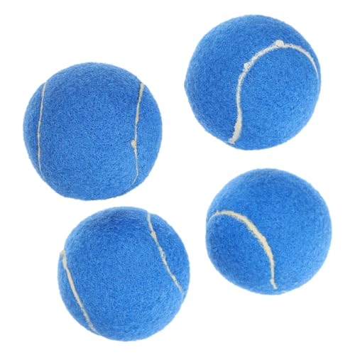 LOORGVEL 4 Stück Teiliges Bissfester Hundespielbälle aus Flexiblem Gummi Interaktive Tennisbälle für Welpen und Hunde Fördert Training und Beschäftigung Geeignet für Kleine und Große Hunde LOORGVEL 4 Stück Teiliges Bissfester Hundespielbälle aus Flexiblem Gummi Interaktive Tennisbälle für Welpen und Hunde Fördert Training und Beschäftigung Geeignet für Kleine und Große Hunde von LOORGVEL
