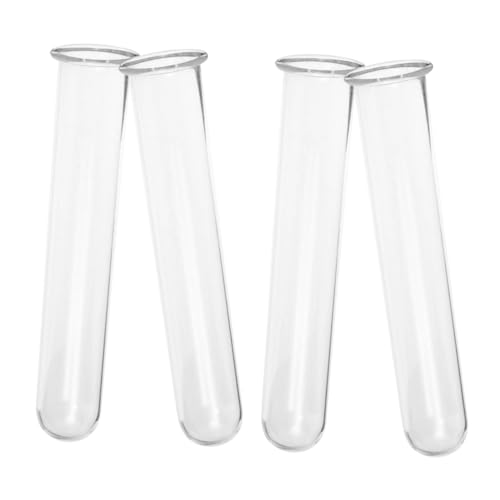LOORGVEL 4 Stück Teiliges Propagationstuben Transparentes Reagenzglas Vasen Kleine Pflanzenvasen mit Flachem Boden für Hydroponik und Dekoration Schreibtisch und Fensterbrett LOORGVEL 4 Stück Teiliges Propagationstuben Transparentes Reagenzglas Vasen Kleine Pflanzenvasen mit Flachem Boden für Hydroponik und Dekoration Schreibtisch und Fensterbrett von LOORGVEL