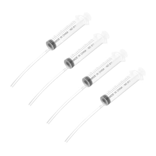 LOORGVEL 4 Stück Teiliges Tauben Futter Langlebiger Haustier Medizinspender Wiederverwendbare Flüssigkeitsspritze für Vogel Fütterung Praktische Pillen Abgabe Robust und Waschbar von LOORGVEL